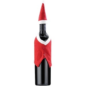 Infactory, infactory Witziger Flaschenanzug "Weihnachtsmann" im 2er-Set, Witziger Flaschenanzug 