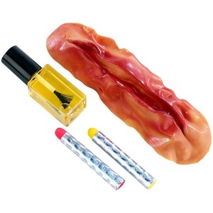 Infactory, infactory Latex-Schminkset "Schnittwunde" für Halloween & Karneval, Latex-Schminkset 