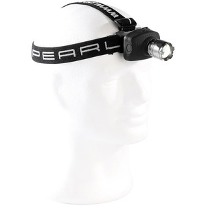 Pearl, Pearl LED-Stirnlampe "IPX-4000 Zoom" mit 1 Watt Premium-LED von OSRAM, LED-Stirnlampe 