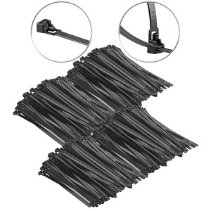 AGT, AGT 400er-Set wiederverschliessbare Kabelbinder, 200 x 7,6 mm, 400er-Set wiederverschließbare Kabelbinder, 200 x 7,6 mm