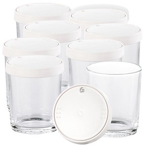 Pearl, Pearl Ersatz-Gläser für PEARL Joghurt Maker, 8er-Set, je 150 ml, Ersatz-Gläser für PEARL Joghurt Maker, 8er-Set, je 150 ml