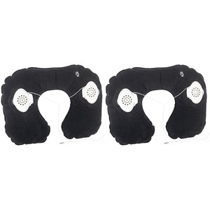 Pearl, Pearl 2 aufblasbare Nackenhörnchen mit integriertem Stereo-Lautsprecher, 2 aufblasbare Nackenhörnchen mit integriertem Stereo-Lautsprecher