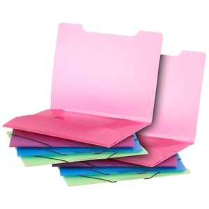 General Office, General Office 8er-Set Eckspanner-Einschlagmappen mit Gummizug, Kunststoff, 4 Farben, 8er-Set Eckspanner-Einschlagmappen mit Gummizug, Kunststoff, 4 Farben