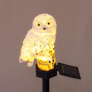 undefined, LED Solar-Eule Solar Gartenleuchte, LED Solar-Eule Solar Gartenleuchte