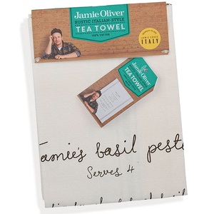 undefined, 2in1 Designer-Geschirrtuch mit Rezept - Jamie Oliver, Basilikum-Pesto