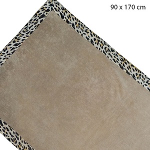 undefined, Strandbadetuch Malibu, Frottee aus 100% Baumwolle, 90x170 cm, Leopard