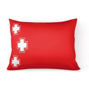 undefined, Designer Bettwäsche Kuhli Schwiiz, Kissenbezug 50x70 cm, links, Designer Bettwäsche Kuhli Schwiiz, Kissenbezug 50x70 cm, links