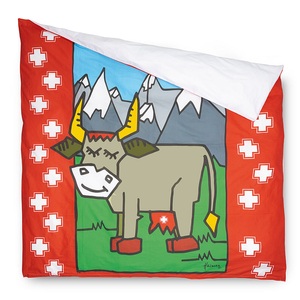 undefined, Designer Bettwäsche Kuhli Schwiiz, Duvetbezug 200x210 cm, Designer Bettwäsche Kuhli Schwiiz, Duvetbezug 200x210 cm