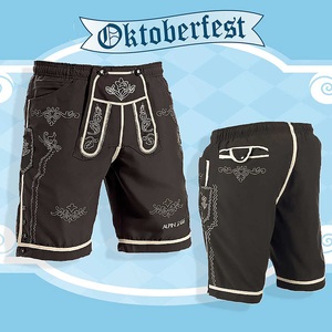 undefined, Badeshorts - Sportshorts im Trachtendesign, Grösse XL