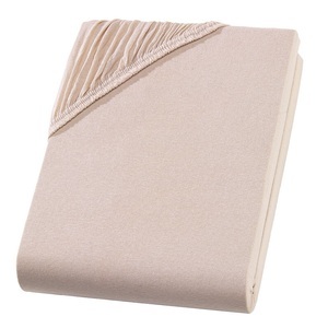 undefined, Doppelbett Qualitäts-Jersey Fixleintuch, beige