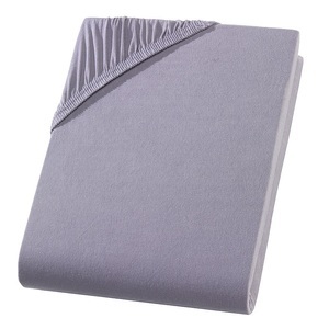 undefined, PREMIUM, Doppelbett Qualitäts-Jersey Fixleintuch, grau