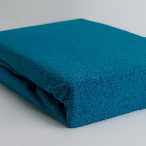 undefined, Luxus Frottee Doppelbett Qualität Fixleintuch, petrol, 28cm Steg