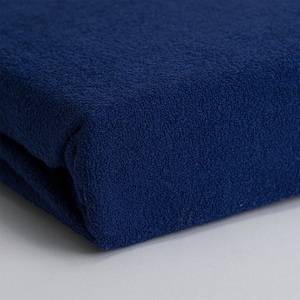 undefined, Luxus Frottee Doppelbett Qualität Fixleintuch, navy, 28cm Steg