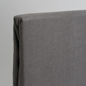 undefined, Luxus Frottee Einzelbett Qualität Fixleintuch, grau, 28cm Steg, Luxus Frottee Einzelbett Qualität Fixleintuch, grau, 28cm Steg