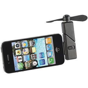 Callstel, Callstel Mini-Ventilator für iPhone & iPod touch mit Dock-Connector, 30-polig, Mini-Ventilator für iPhone & iPod touch mit Dock-Connector, 30-polig