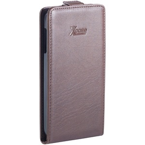 Xcase, Xcase Stilvolle Klapp-Schutztasche für Samsung Galaxy S4, braun, Stilvolle Klapp-Schutztasche für Samsung Galaxy S4, braun
