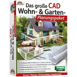 Markt & Technik, Das grosse CAD-Wohn- und Garten-Planungspaket inkl. E-Books / Architekt 3d, Das große CAD-Wohn- und Garten-Planungspaket inkl. E-Books