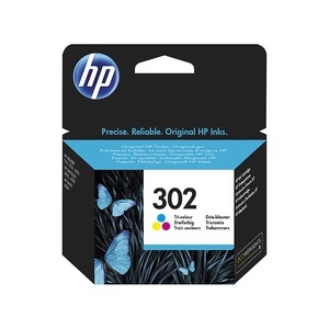 Hp, Tinte dreifarbig Nr. 302 (F6U65AE), Original Tintenpatrone F6U65AE (No.302), color