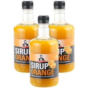 undefined, Sirup Royale mit Orange-Geschmack, 3x 0,5 Liter, PET-Flasche