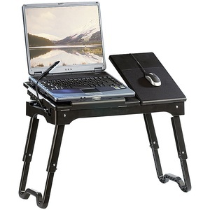 General Office, General Office Notebook-Tisch mit Schwanenhals-LED, höhenverstellbar, 4-fach USB-Hub, Notebook-Tisch mit Schwanenhals-LED, höhenverstellbar, 4-fach USB-Hub