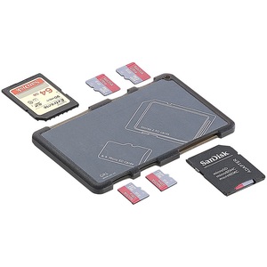 General Office, General Office Speicherkarten-Organizer für 2 SD-Karten und 4 microSD-Karten, Speicherkarten-Organizer für 2 SD-Karten und 4 microSD-Karten