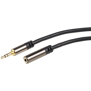 Auvisio, auvisio 3,5-mm-Klinken-Verlängerungskabel, Stereo, 1 m, vergoldet, 3,5-mm-Klinken-Verlängerungskabel, Stereo, 1 m, vergoldet