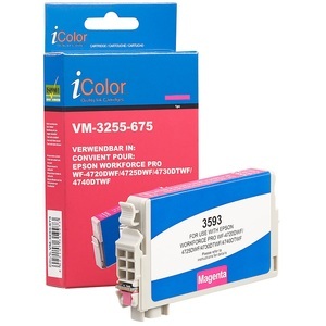 iColor, iColor Tinten-Patrone T3593 / 35XL für Epson-Drucker, magenta (rot), Tinten-Patrone T3593 / 35XL für Epson-Drucker, magenta (rot)