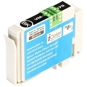 iColor, iColor Tintenpatrone für Epson (ersetzt T1281), black, Tintenpatrone für Epson (ersetzt T1281), black