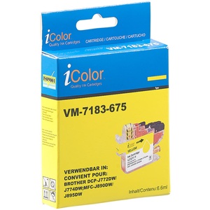 iColor, iColor Tinten-Patrone LC-3211Y für Brother-Drucker, yellow (gelb), Tinten-Patrone LC-3211Y für Brother-Drucker, yellow (gelb)