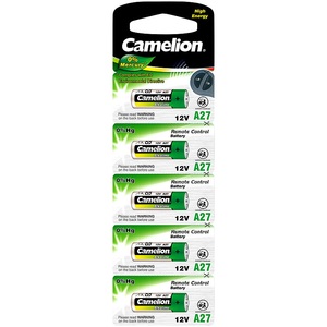 Camelion, Camelion 5er-Pack Alkaline-Batterien Typ LR27A, 12 V, 5er-Pack Alkaline-Batterien Typ LR27A, 12 V
