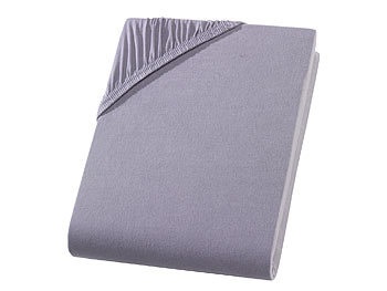 undefined, Einzelbett Qualitäts-Jersey Fixleintuch, grau, Einzelbett Qualitäts-Jersey Fixleintuch, grau