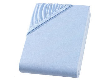 undefined, Kinder Qualitäts-Jersey Fixleintuch, hellblau, Kinder Qualitäts-Jersey Fixleintuch, hellblau