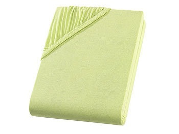 undefined, Jersey Fixleintuch für Boxspringbett-Topper, apfel