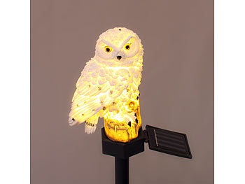undefined, LED Solar-Eule Solar Gartenleuchte