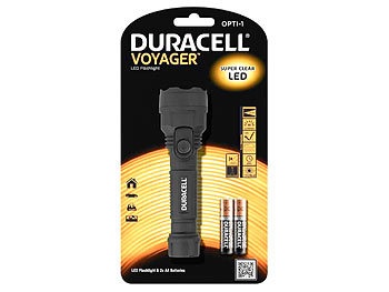 Duracell, Duracell Voyager Opti-1 Taschenlampe inkl 2 AA Duracell Batterien, Duracell Voyager Opti-1 Taschenlampe inkl 2 AA Duracell Batterien