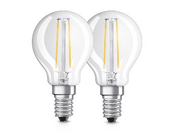Osram, OSRAM LED-Leuchtmittel STAR CLASSIC E 14 250 LM, OSRAM LED Star Classic P Filament im Doppelpack