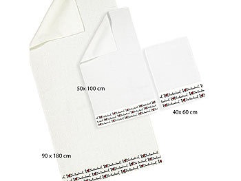 Handtuch-Set I love Switzerland, Gäste-/Hand-/Badetuch, 100% Baumwolle