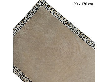 Strandbadetuch Malibu, Frottee aus 100% Baumwolle, 90x170 cm, Leopard