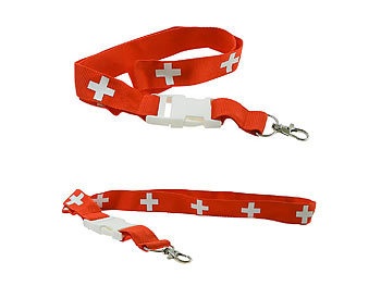 undefined, SWISS Lanyard / Schlüsselband, Lanyard / Schlüsselband