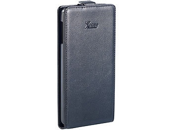 Xcase, Xcase Stilvolle Klapp-Schutztasche für Samsung Note3, schwarz, Stilvolle Klapp-Schutztasche für Samsung Note3, schwarz