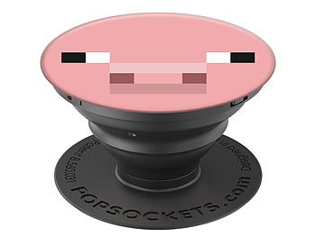 POPSOCKETS, PopSockets Ausziehbarer Sockel und Griff für Handy & Tablet - Pig, Ausziehbarer Sockel und Griff für Handy & Tablet - Pig