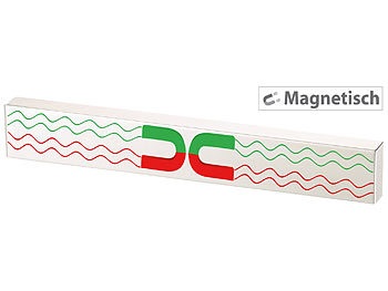 Rosenstein & Söhne, Rosenstein & Söhne Durchgehende Magnet-Messerleiste aus gebürstetem Edelstahl, 45 cm, Durchgehende Magnet-Messerleiste aus gebürstetem Edelstahl, 45 cm