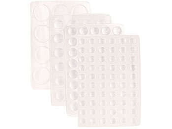 AGT, AGT 136-tlg. Mega-Set Elastikpuffer für Möbel, transparent, 4 Grössen, 136-tlg. Mega-Set Elastikpuffer für Möbel, transparent, 4 Grössen