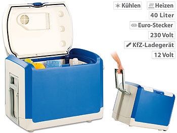 Xcase, Xcase Thermoelektrische Kühlbox und Wärmebox, 12 V / 230 V, 40 l, Thermoelektrische Kühlbox und Wärmebox, 12 V / 230 V, 40 l