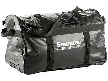 Semptec Urban Survival Technology, Semptec Urban Survival Technology 2in1-Trolley-Reisetasche aus reissfester Lkw-Plane, 100 l, 2in1-Trolley-Reisetasche aus reissfester Lkw-Plane, 100 l