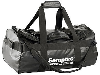 Semptec Urban Survival Technology, Semptec Urban Survival Technology 2in1-Rucksack-Reisetasche aus reissfester Lkw-Plane, 65 l, 2in1-Rucksack-Reisetasche aus reissfester Lkw-Plane, 65 l