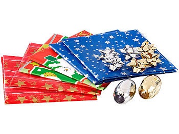 Infactory, infactory 14-teiliges Geschenkverpackungs-Set "Weihnachten", 14-teiliges Geschenkverpackungs-Set 