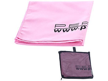 Pearl, Pearl Extra saugfähiges Mikrofaser-Handtuch, 80 x 40 cm, rosa, Extra saugfähiges Mikrofaser-Handtuch, 80 x 40 cm, rosa
