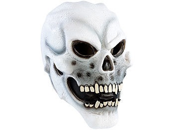 Infactory, infactory Totenkopfmaske aus Latex, Totenkopfmaske aus Latex