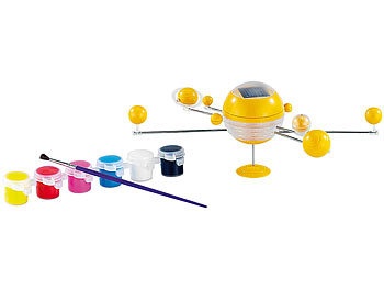 Playtastic, Playtastic Modell-Sonnensystem-Bausatz mit Motor & Solarantrieb, Modell-Sonnensystem-Bausatz mit Motor & Solarantrieb